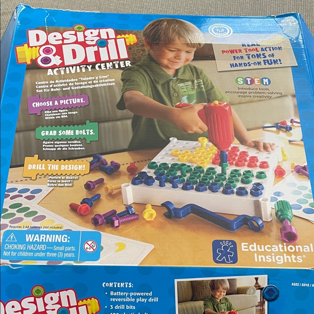 Design & Drill Activity Center - Multicolor